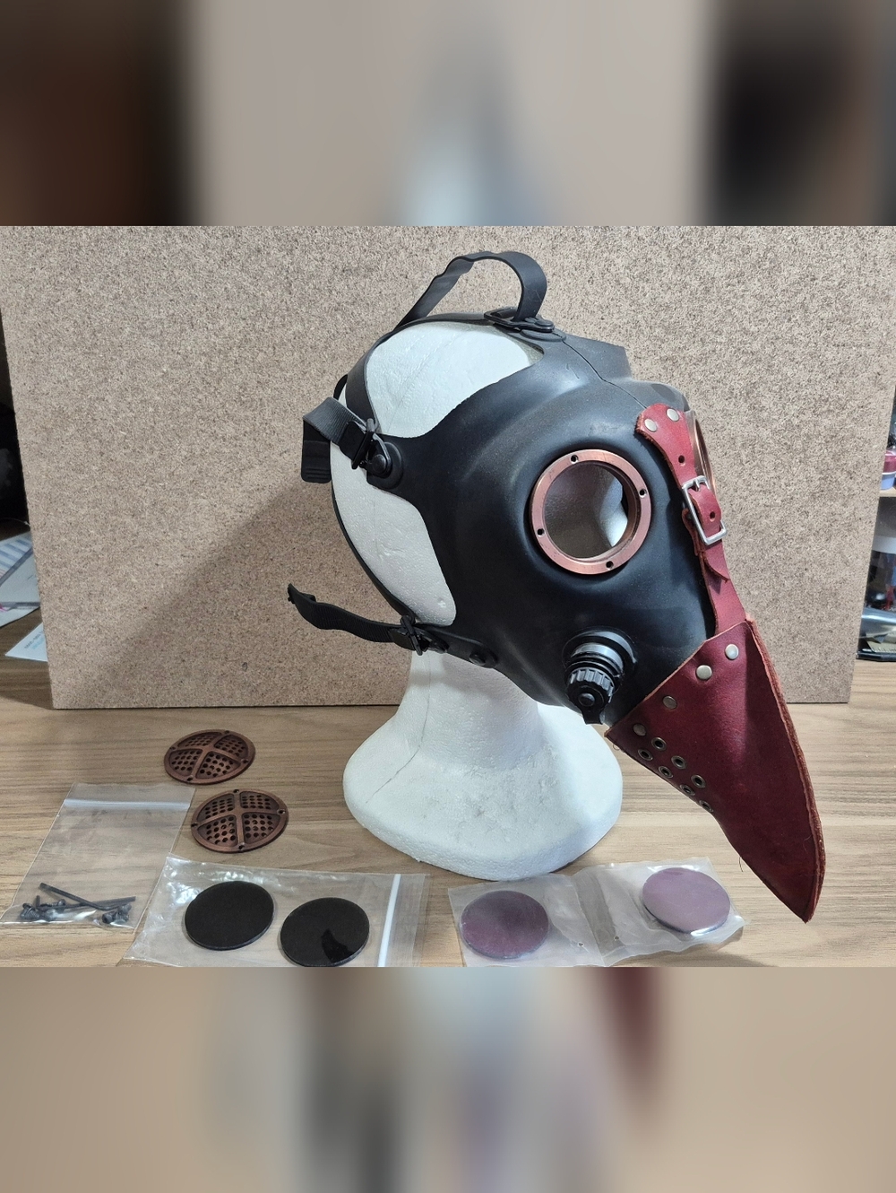 Steampunk Plague Doctor Gasmask Apocalypse Hardware